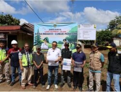 Bupati  Tinjau Pembangunan Jalan di Kecamatan Merigi Sakti dan Bang Haji